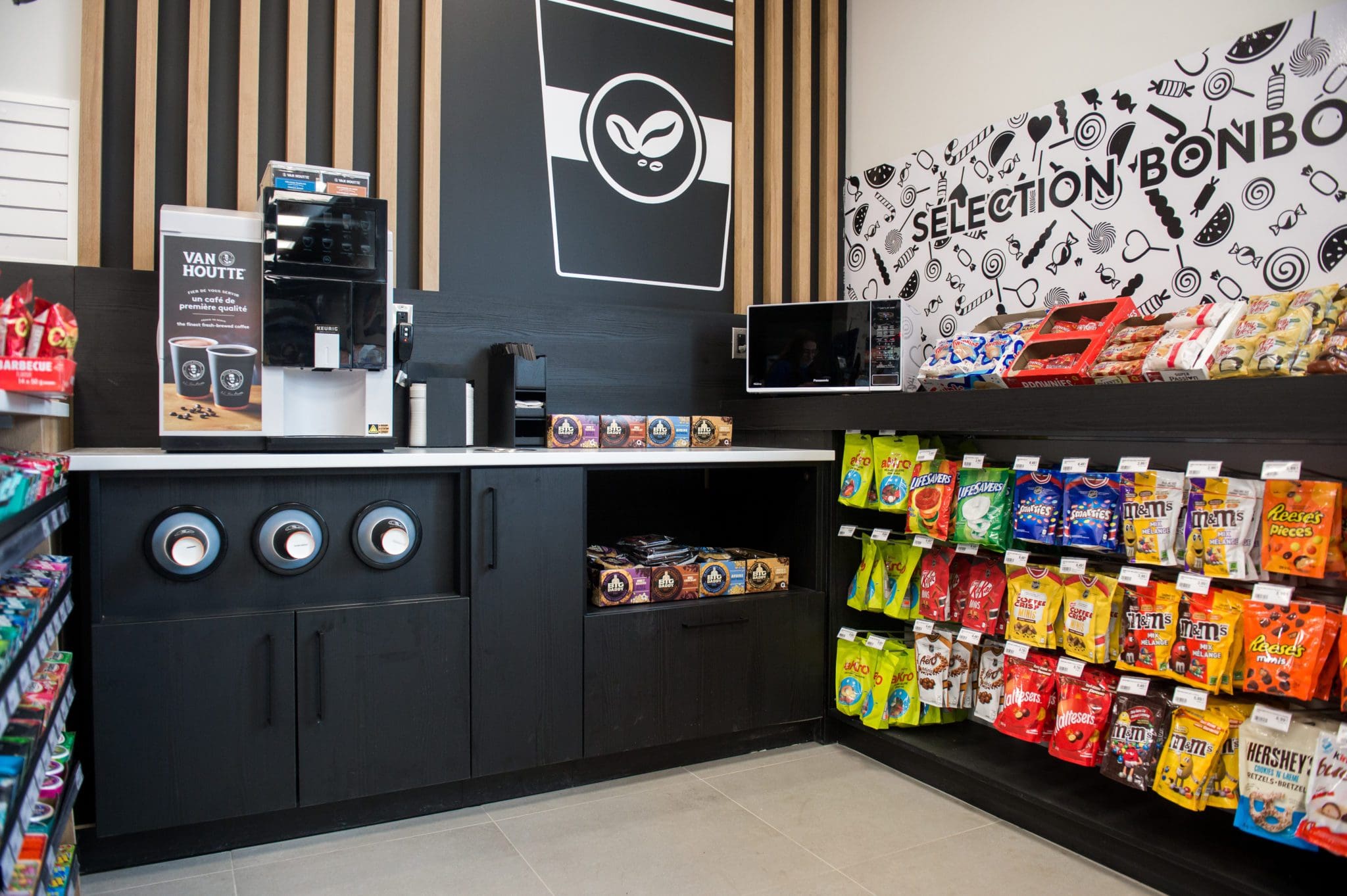 dépanneur, Crevier, comptoir de service
