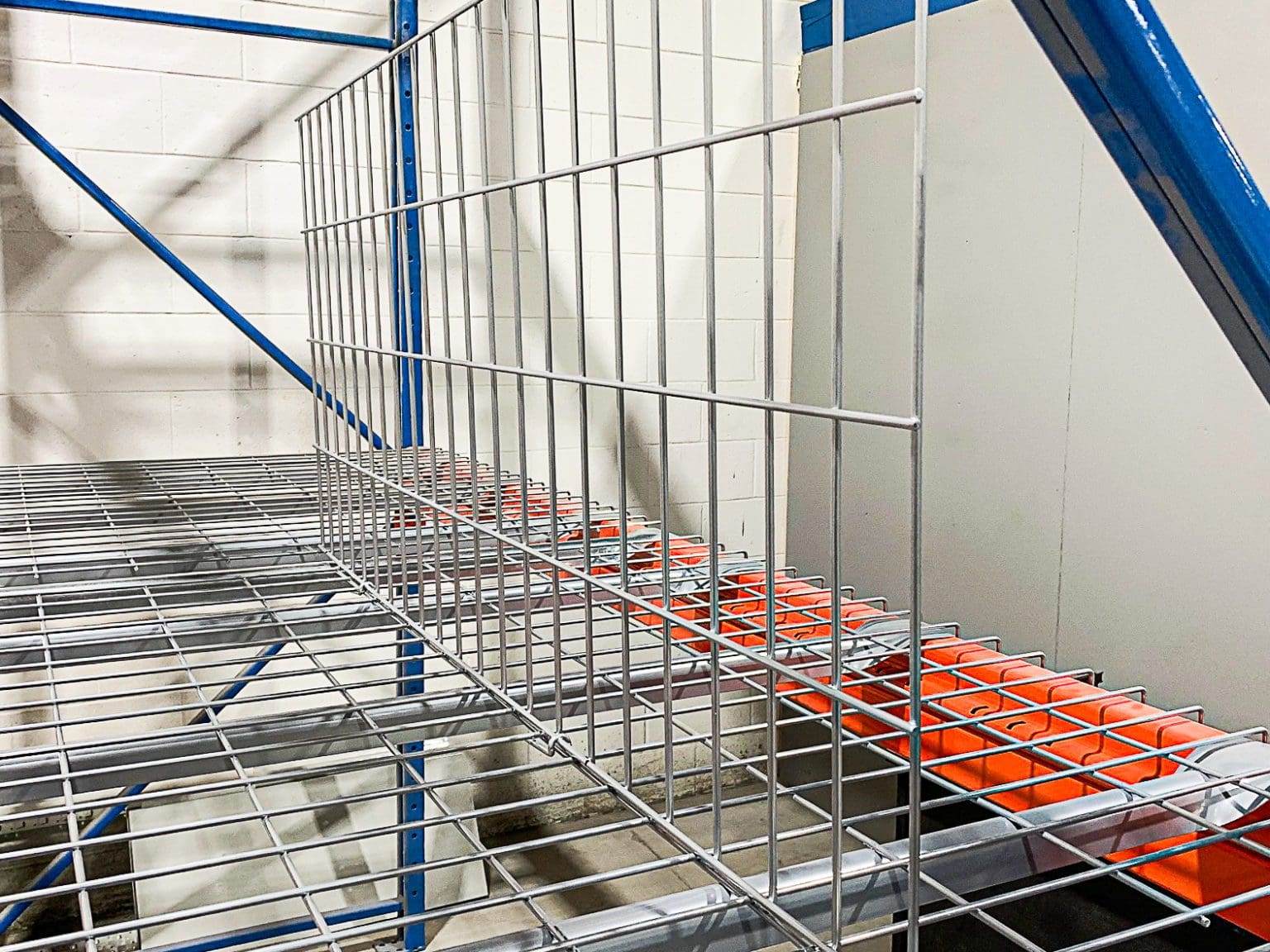 Pallet Rack Dividers Warehouse Vertical Wire Deck Etalex
