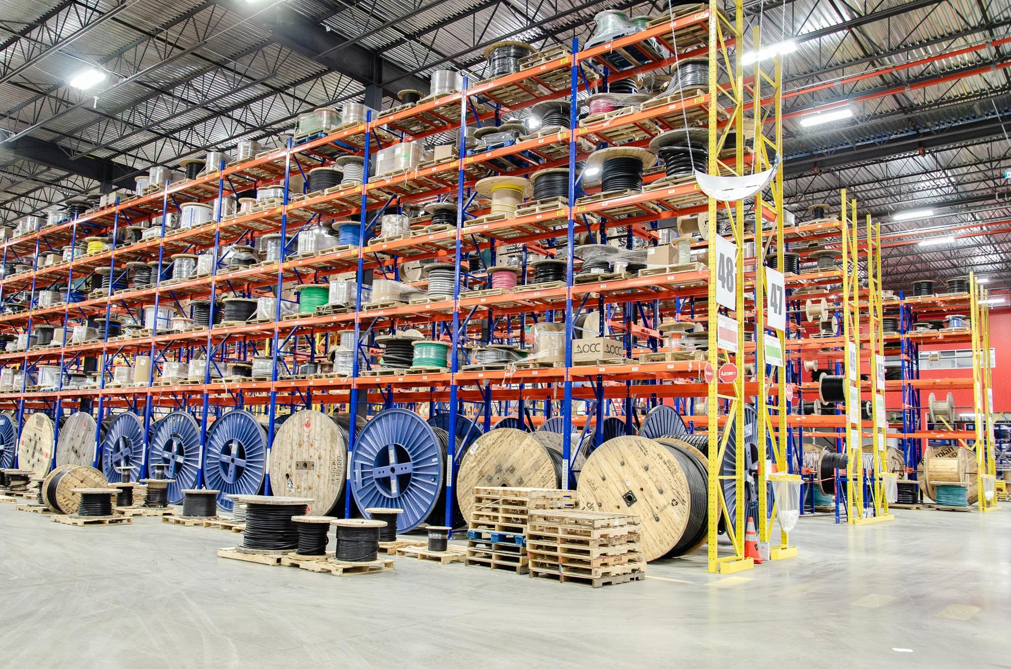 racking, entrepôt, centre distribution, palletier, Lumen